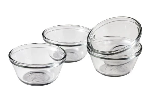 6-Ounce Glass Custard Cups, Set Of 4 1 6-Ounce Glass Custard Cups, Set Of 4