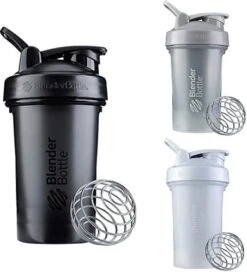 Classic V2 Shaker Bottle Perfect For Protein Shakes And Pre Workout, 20-Ounce, Black/Pebble Grey/White -Peugeot Shop 41bgfgs8VEL. AC