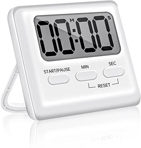 Magnetic Digital Timer, Senbos Kitchen Timers High Decibel Loud Alarm Countdown Timer Digital Timer Event Timer For Cooking, Silent Classroom Timer With Magnetic Back And Large Digits, White 1 Magnetic Digital Timer, Senbos Kitchen Timers High Decibel Loud Alarm Countdown Timer Digital Timer Event Timer For Cooking, Silent Classroom Timer With Magnetic Back And Large Digits, White