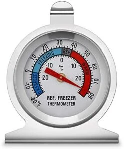 Dial Refrigerator Thermometer With Instant Read,2-Inch Stainless Steel Freezer Thermometer … -Peugeot Shop 41bjP5T6moL. AC