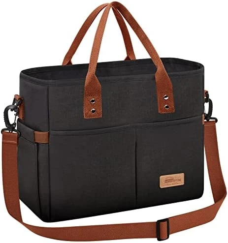 HOMESPON Fashionable Tote Reusable Insulated Lunch Bag Cooler Box With Pockets For Woman Man Work Shopping Or Travel (pineapple) 15 HOMESPON Fashionable Tote Reusable Insulated Lunch Bag Cooler Box With Pockets For Woman Man Work Shopping Or Travel (pineapple) - Image 15