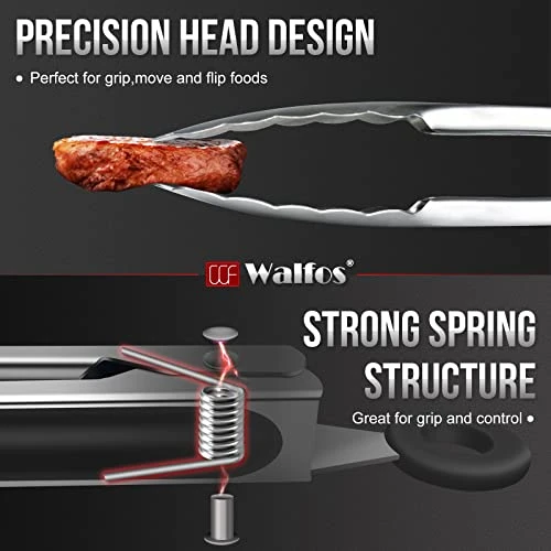 17 Inch Extra Long Grill Tongs, Ultimate Stainless Steel BBQ Tongs For Grilling, Cooking, BBQ/Barbecue, Buffet And Turning Food 2 17 Inch Extra Long Grill Tongs, Ultimate Stainless Steel BBQ Tongs For Grilling, Cooking, BBQ/Barbecue, Buffet And Turning Food - Image 2