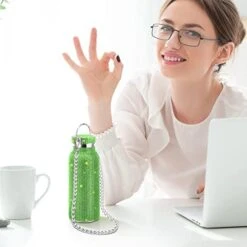12 PCS Diamond Water Bottle Bulk Stainless Steel Insulated Water Bottle With Chain Bling Rhinestone Refillable Thermal Bottle Glitter Diamond Cup For Women Girls Gifts, 12 Colors (17 Oz) 10 12 PCS Diamond Water Bottle Bulk Stainless Steel Insulated Water Bottle With Chain Bling Rhinestone Refillable Thermal Bottle Glitter Diamond Cup For Women Girls Gifts, 12 Colors (17 Oz) -Peugeot Shop 41bo1wpuxJL