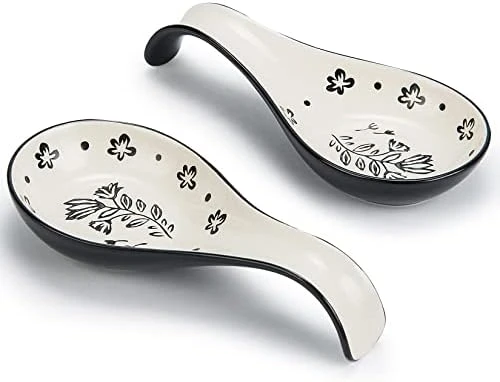 Spoon Rest Spoon Holder For Stove Top Ceramic Spoon Holder Porcelain Spoon Rest For Kitchen Counter 5 Spoon Rest Spoon Holder For Stove Top Ceramic Spoon Holder Porcelain Spoon Rest For Kitchen Counter - Image 5