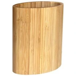 Totally Bamboo Oval Shaped Bamboo Kitchen Utensil Holder, 6" X 4" X 7" -Peugeot Shop 41btvB8rAyL