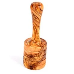 Potato Masher Olive Wood Potato Masher Meat Tenderizer