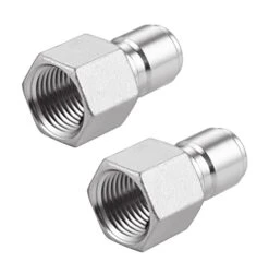 Stainless Steel Male Quick Disconnect,Female NPT 1/2" Homebrewing Quick Connector 2 Pack 8 Stainless Steel Male Quick Disconnect,Female NPT 1/2" Homebrewing Quick Connector 2 Pack -Peugeot Shop 41c33g3vbBL