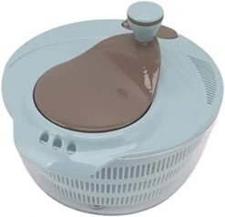 Fruit Washer, Easy To Simple Operation Labor Saving Salad Spinner Washable Fast Mixing Plastic Manual For Kitchen(Blue) 10 Fruit Washer, Easy To Simple Operation Labor Saving Salad Spinner Washable Fast Mixing Plastic Manual For Kitchen(Blue) -Peugeot Shop 41cBTuxqV6L. AC