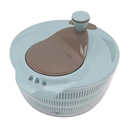 Fruit Washer, Easy To Simple Operation Labor Saving Salad Spinner Washable Fast Mixing Plastic Manual For Kitchen(Blue) 1 Fruit Washer, Easy To Simple Operation Labor Saving Salad Spinner Washable Fast Mixing Plastic Manual For Kitchen(Blue)