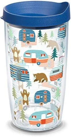 Tervis Made In USA Double Walled Trailer Bears Insulated Tumbler Cup Keeps Drinks Cold & Hot, 16oz, Clear 11 Tervis Made In USA Double Walled Trailer Bears Insulated Tumbler Cup Keeps Drinks Cold & Hot, 16oz, Clear -Peugeot Shop 41cC671kVL. AC