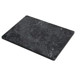 Marble Pastry Board 16x12 Inch Cutting Board Marble Serving Tray For Cheese Perfect For Keep The Dough Cool And Chocolate Tempering Easy To Clean Sleek Design, Gray