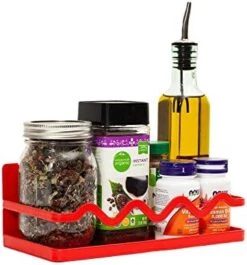 EHomeA2Z Magnetic Spice Rack Holder For Refrigerator Red Organizer Tier Kitchen Metal Cabinet Space Saver Great For Jars Bottle Vitamins (Red, 1) 10 EHomeA2Z Magnetic Spice Rack Holder For Refrigerator Red Organizer Tier Kitchen Metal Cabinet Space Saver Great For Jars Bottle Vitamins (Red, 1) -Peugeot Shop 41cLCNaV6wL. AC