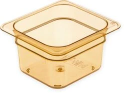3086213 StorPlus High-Heat Third-Size Food Pan, 5.7 Qt. Capacity, 12-3/4 X 7 X 6", Amber (Case Of 6) -Peugeot Shop 41cMY1hvYKL