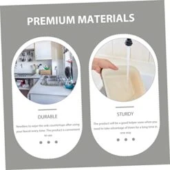 5pcs Sink Protector Cloth Drip Protector Faucet Absorbent Faucet Wrap Around Mat Drying Splashes Dish Mat Home Supply Washable Sink Fiber Pads Hand Pad Catch Water Grey Sponge -Peugeot Shop 41cNS0zHuUL