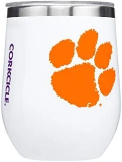 Corkcicle Stemless - 12oz NCAA Triple Insulated Stainless Steel Stemless Wine Glass, Auburn Tigers, Big Logo -Peugeot Shop 41cTumFZ6uL. AC