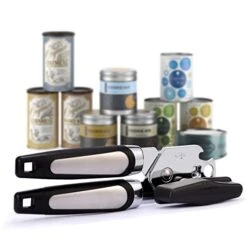 Can Opener Handheld Strongest Heaviest Duty, Manual Can Opener Ergonomic Designed Comfort Grips, Sharp Cutting Wheel For Smooth Edge Cut,with Large Turn Knob, Easy To Use 10 Can Opener Handheld Strongest Heaviest Duty, Manual Can Opener Ergonomic Designed Comfort Grips, Sharp Cutting Wheel For Smooth Edge Cut,with Large Turn Knob, Easy To Use -Peugeot Shop 41cU9ltLwHL