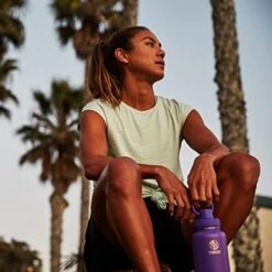 Actives Insulated Stainless Steel Water Bottle With Spout Lid, 32 Ounce, Nitro Purple -Peugeot Shop 41ccjq0VeVL