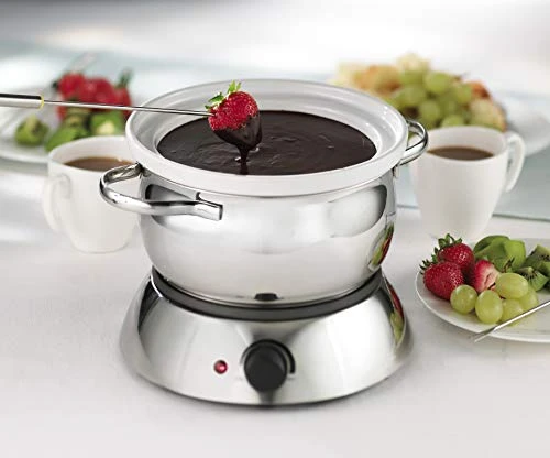 Trudeau Alto 3-in-1 Electric Fondue Set, 81 Ounce, Silver 4 Trudeau Alto 3-in-1 Electric Fondue Set, 81 Ounce, Silver - Image 4