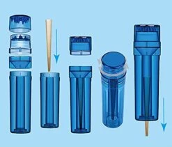 Manual Transparent Herb & Spice Grinder With Herb Filler- Cone Loader Box, Grinder, And Stash.Three In One Pre-rolled Premium Herb Grinder, Convenient Durable Simple And Portable. (Black) -Peugeot Shop 41ch2fgFoRS