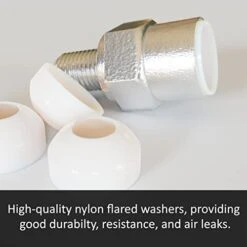 1/4 Inch Flare White Washer - 25 Pack -Peugeot Shop 41cjTZ26XrL