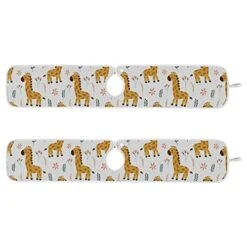Kcldeci 2 Pack Faucet Mat Splash Guard For Kitchen Sink,Cute Giraffe Leaves And Flowers 14x5 Inch Faucet Handle Drip Catcher Tray Absorbent Mat Fast Dry Mat For Kitchen, Bathroom -Peugeot Shop 41clC5Fz0AL