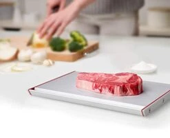 Professional Quick Food Defrosting Tray And Thawing Plate, Red -Peugeot Shop 41clqv9rrdL