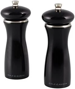 Cole & Mason Precision Sherwood Black Gloss Salt And Pepper Mill Gift Set, Wood, 20 Cm 16 Cole & Mason Precision Sherwood Black Gloss Salt And Pepper Mill Gift Set, Wood, 20 Cm -Peugeot Shop 41cmoLi01YL. AC