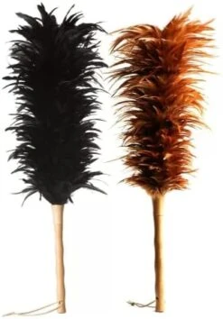 Old Handmade Chicken Feather Wooden Household Cleaning Artifact (Black) 12 Old Handmade Chicken Feather Wooden Household Cleaning Artifact (Black) -Peugeot Shop 41cpq2C5VdL. AC