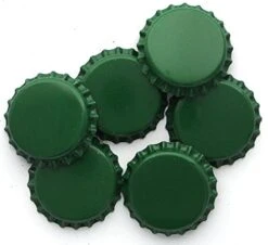 Beer Bottle Crown Caps - (Green) 144ct