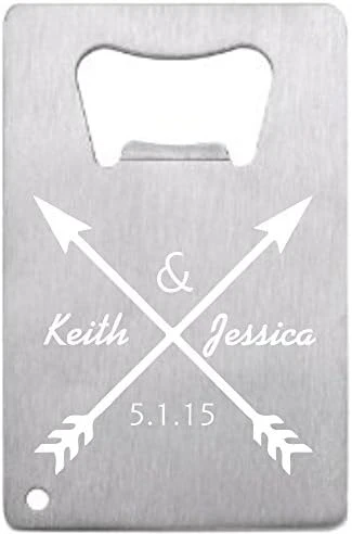 Customized Wedding Favor Credit Card Opener Personalized For Guests Stainless Filigree 12 Pieces 7 Customized Wedding Favor Credit Card Opener Personalized For Guests Stainless Filigree 12 Pieces - Image 7