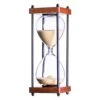 Ellaware Large Hourglass Timer, 30 Minutes Wooden Sand Timer, Decorative Sandglass, Yellow