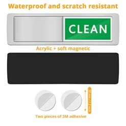 IHUUU 1 Pack Dishwasher Magnet Clean Dirty Sign,Non-Scratching Strong Clean Dirty Magnet With Clear Colored Text For Dishwasher,Kitchen -Peugeot Shop 41d2mqSLC0S
