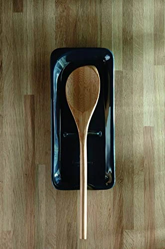 Emile Henry Made In France Blue Flame Ridged Spoon Rest 3 Emile Henry Made In France Blue Flame Ridged Spoon Rest - Image 3