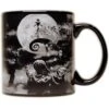 Disney Nightmare Before Christmas Oogie Boogie Jack Skellington Ceramic Mug, 20 Ounces