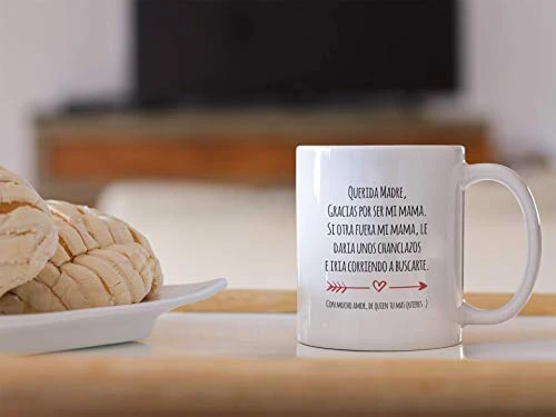 Regalo Para Mama De Dia De Madres O Cumpleanos. Funny Gift Ideas In Spanish For Mothers Day Or Birthday. Latin Mom Mug. Taza Para Cafe Para Feliz Dia De La Madre. (11 Oz White) 2 Regalo Para Mama De Dia De Madres O Cumpleanos. Funny Gift Ideas In Spanish For Mothers Day Or Birthday. Latin Mom Mug. Taza Para Cafe Para Feliz Dia De La Madre. (11 Oz White) - Image 2