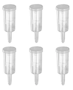 Year Of Plenty BPA-Free Airlocks - Set Of 6 - Hydrolocks For Fermenting, Brewing, Beer, Wine, Sauerkraut, Kimchi And Other Fermentation Projects (6)……