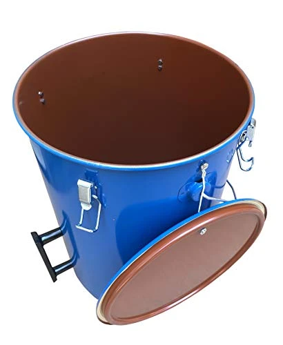 30L 6 Gallon Oil Disposal Caddy With Lid Lock | Safe Storage & Transport Of Up To 6 Gal Of Polishing / Frying Oil | Utility Pail With Heat Shield Fitted Handle | Food Compatible Interior Coating 6 30L 6 Gallon Oil Disposal Caddy With Lid Lock | Safe Storage & Transport Of Up To 6 Gal Of Polishing / Frying Oil | Utility Pail With Heat Shield Fitted Handle | Food Compatible Interior Coating - Image 6