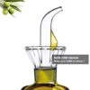 18 Oz/550ml Olive Oil Dispenser Bottle/Oil Bottle Dispenser/Oil Cruet, Olive Oil Dispenser Oil Bottle Glass With No Drip Bottle Spout.