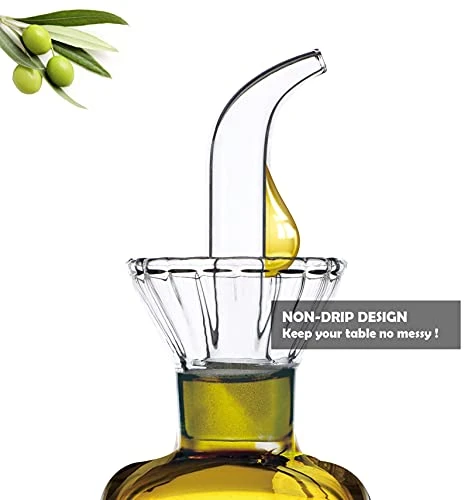 18 Oz/550ml Olive Oil Dispenser Bottle/Oil Bottle Dispenser/Oil Cruet, Olive Oil Dispenser Oil Bottle Glass With No Drip Bottle Spout. 1 18 Oz/550ml Olive Oil Dispenser Bottle/Oil Bottle Dispenser/Oil Cruet, Olive Oil Dispenser Oil Bottle Glass With No Drip Bottle Spout.