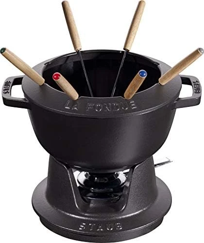 Staub Taub Speciality 40511-972 Fondue Set, Black, 7.9 Inches (20 Cm), Cast Enamel, Pot, Authentic Japanese Product 8 Staub Taub Speciality 40511-972 Fondue Set, Black, 7.9 Inches (20 Cm), Cast Enamel, Pot, Authentic Japanese Product - Image 8