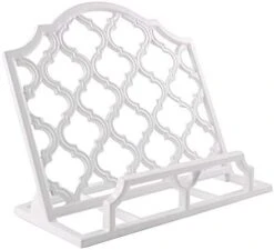 Vintage Cast Iron Cookbook Stand Holder Large Cookbook Holder White Metal Cookbook Stand For Kitchen IPad Recipe Book Stand -Peugeot Shop 41digz54dgL. AC