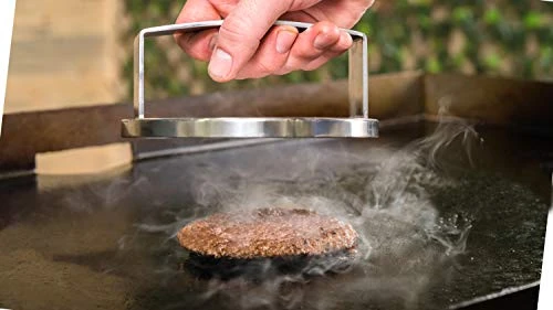 Blackstone 5024 Professional Hamburger Tool Kit With Stainless Steel Metal Burger Patty Press, Spice Dredge Shaker & Burger Spatula BBQ Grilling Accessories, Black 2 Blackstone 5024 Professional Hamburger Tool Kit With Stainless Steel Metal Burger Patty Press, Spice Dredge Shaker & Burger Spatula BBQ Grilling Accessories, Black - Image 2