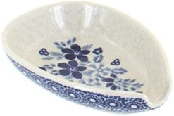 Ish Pottery Sage Floral Small Spoon Rest -Peugeot Shop 41e4ekywq7L. AC