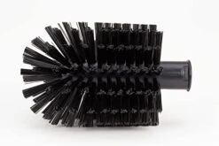 PARTA 45004EC03 Plastic Multi-Purpose Valve Brush, Pipe Brush, Round Brush With Polyester Bristles, Color Coded For Commercial Cleaning, Kitchen, Restaurant, Bathroom, 7.1 X 4 X 7.1 Inches, Black