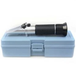 Brix Refractometer For Beer Brewing,Wine Making, Sugar Content Mearsuring,Dual Scale - Specific Gravity 1.000-1.130 And Brix 0-32%,with ATC Function,Beer Wort Refractometer