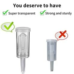 Brewing Airlock Kit, 24 Airlock Grommet And 6 Fermentation Airlocks, Wine Airlock, Used For Brewing Wine, Sauerkraut, Pickles, Etc. Airlock Kit, FDA Transparency Upgrade -Peugeot Shop 41eMTxUZnkL