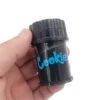 Grinder Herb Spice Grinder Hand-cranked Plastic Grinder With Handle 62mm Grinder Storage Tank 2 In 1（Black Blue）