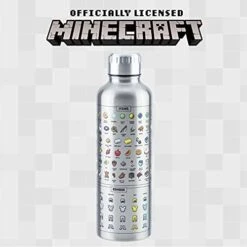 Paladone , 500ml, Minecraft Metal Water Bottle | Officially Licensed Gaming Merchandise 9 Paladone , 500ml, Minecraft Metal Water Bottle | Officially Licensed Gaming Merchandise -Peugeot Shop 41eQRz9C26L