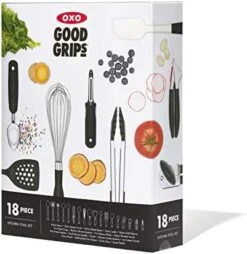 OXO Good Grips 15-Piece Everyday Kitchen Utensil Set & Good Grips 2-Piece Cutting Board Set -Peugeot Shop 41eRQHM10iL. AC 1