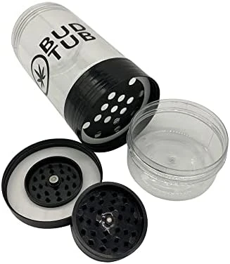 Herb Storage Jar With Shake Separator And Magnetic Herb Grinder INSIDE The Lid. This Airtight, Smell Proof, Plastic Storage Container Has Two Seals To Keep The Goods Fresh And Scent Contained 7 Herb Storage Jar With Shake Separator And Magnetic Herb Grinder INSIDE The Lid. This Airtight, Smell Proof, Plastic Storage Container Has Two Seals To Keep The Goods Fresh And Scent Contained - Image 7